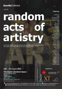 Guerilla Galleries Random Acts Poster