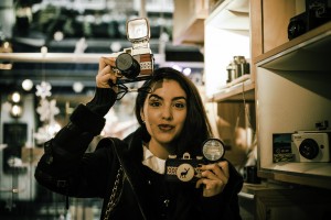 La Sardina St.Morits and Diana F+ Chamonix in my hands