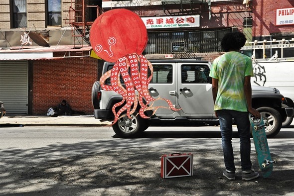 Paper Octopus Balloon