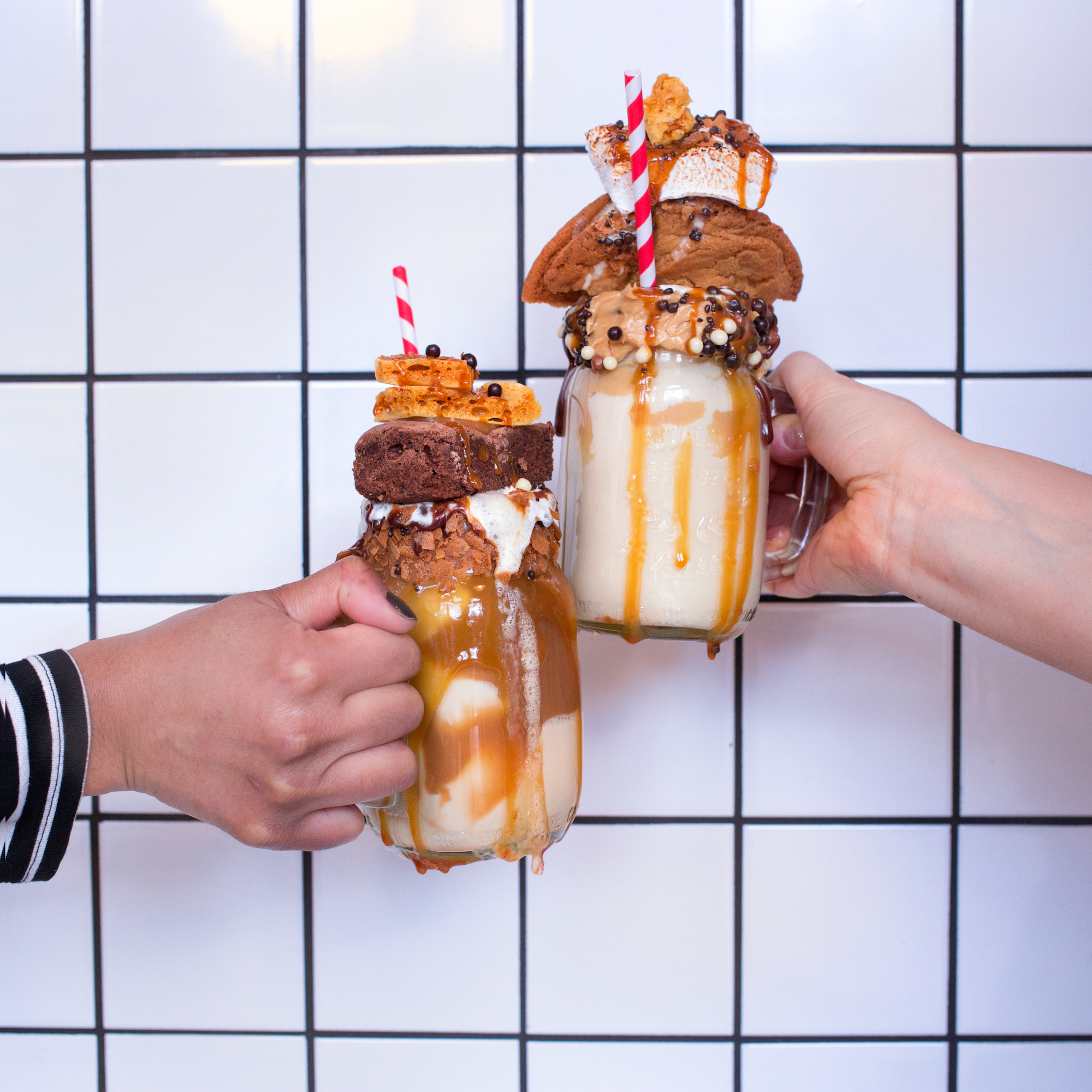 Series of pastry photographed for Molly Bakes, in it's new hackney shop, the 9th of February 2016.