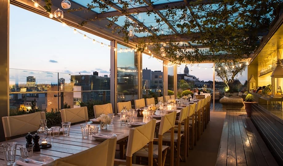 Boundary Rooftop in Shoreditch featuring panoramic views, elegant dining, and a relaxed atmosphere above East London
