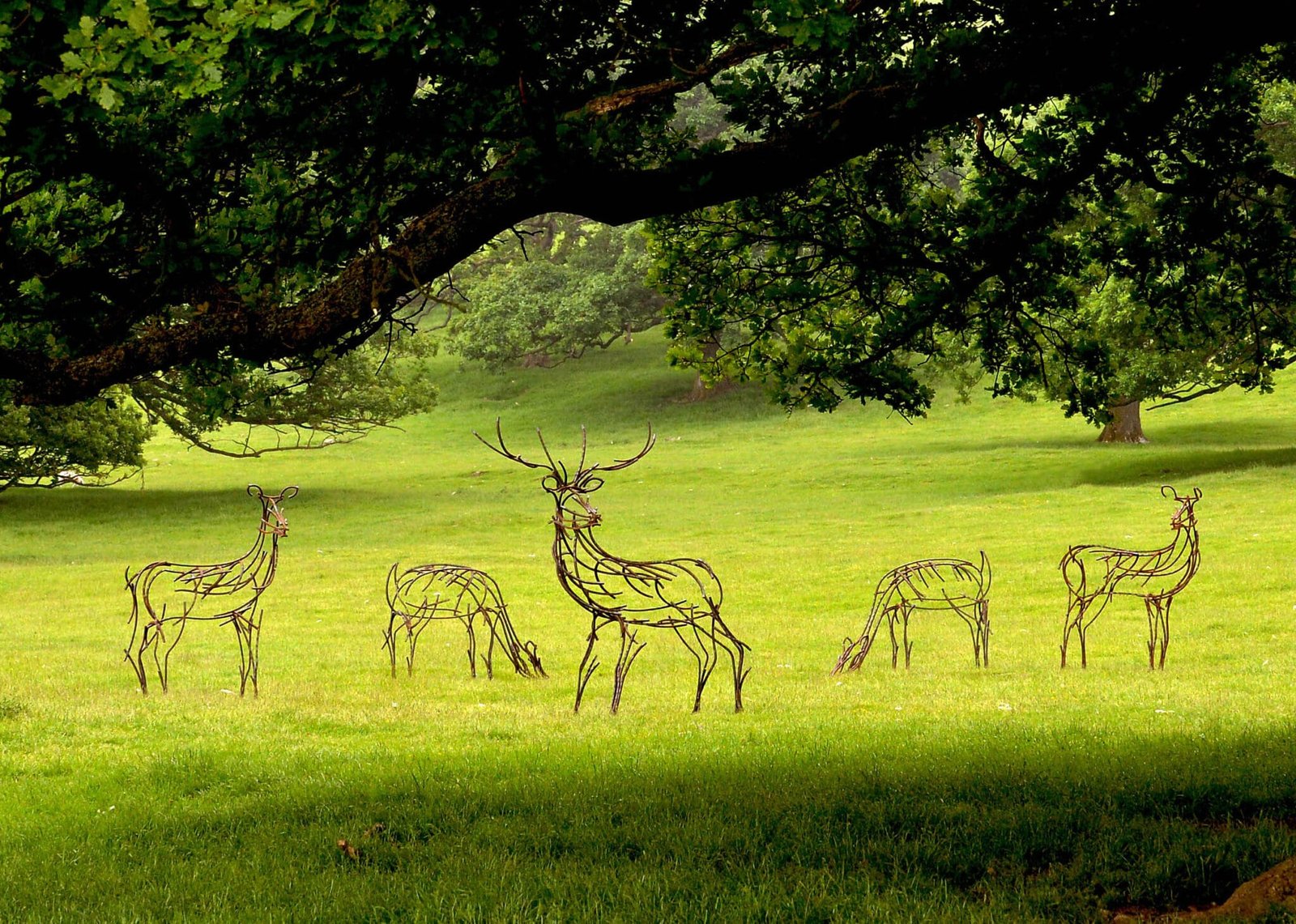 Andrew Kay Sculptures - A moment in nature, frozen in time and steel 1 Barbon herd best colour copy scaled