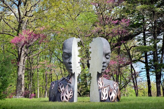 'Heartwood' created by Daniel Popper. Photo from The Morton Arboretum.