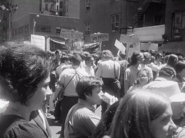 First pride parade June 28, 1970. Photo from the Library of Congress.