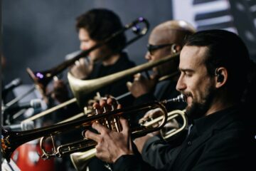 Musicians performing live at Jazz Cafe Festival, delivering an electrifying jazz experience in the heart of London.