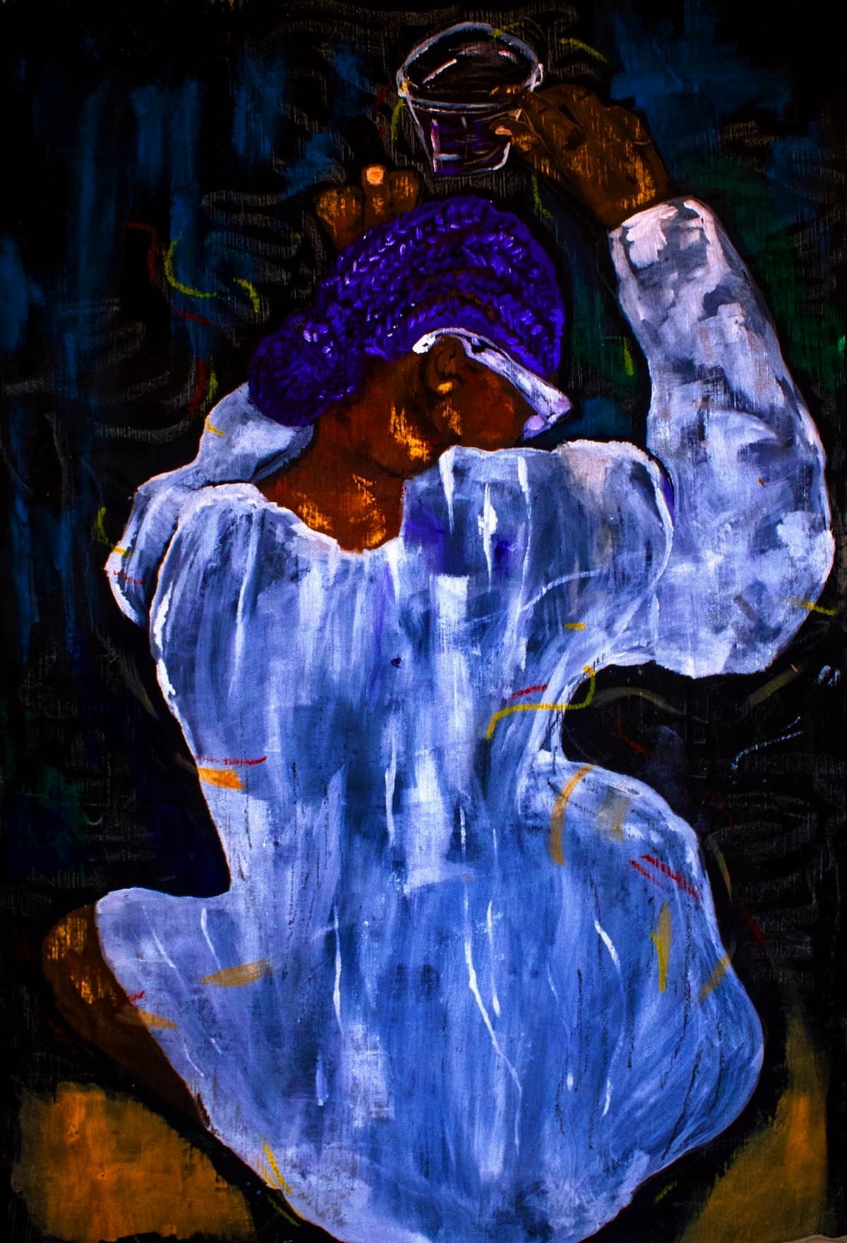 Artist Betty Ogun on Feminine Resilience and LOVE/FIGHT 7 1. Betty Ogun Enjoy 2024 Copyright the artist Courtesy of Tache Gallery