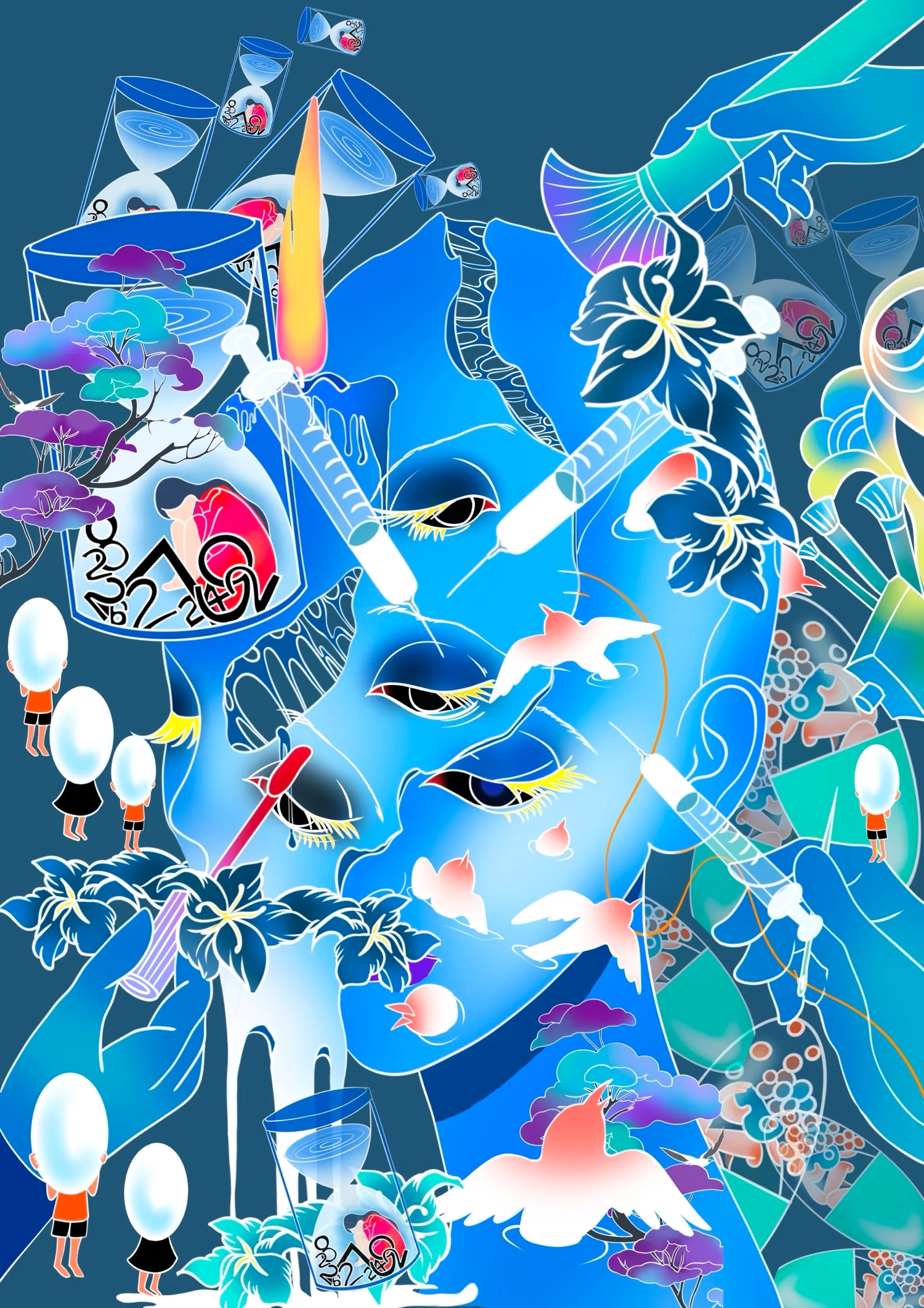 Exploring Dunhuang Traditions and Therapeutic Art with Dongling Huang 9 Painting by Dongling Huang