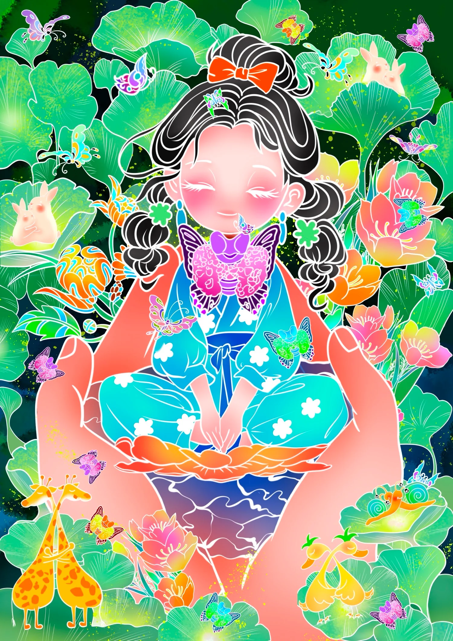 Exploring Dunhuang Traditions and Therapeutic Art with Dongling Huang 8 Painting by Dongling Huang