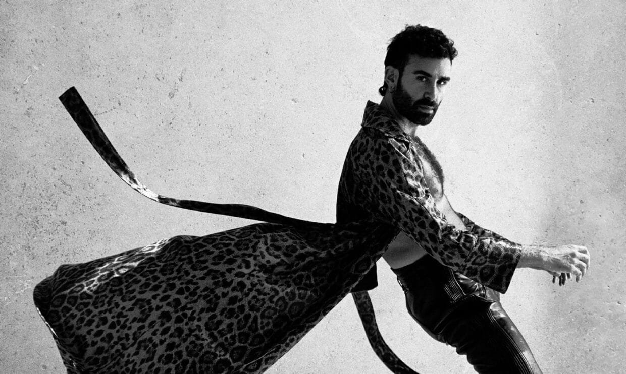 Shay Shaz performing at a DJ set inspired by queer 90s house culture