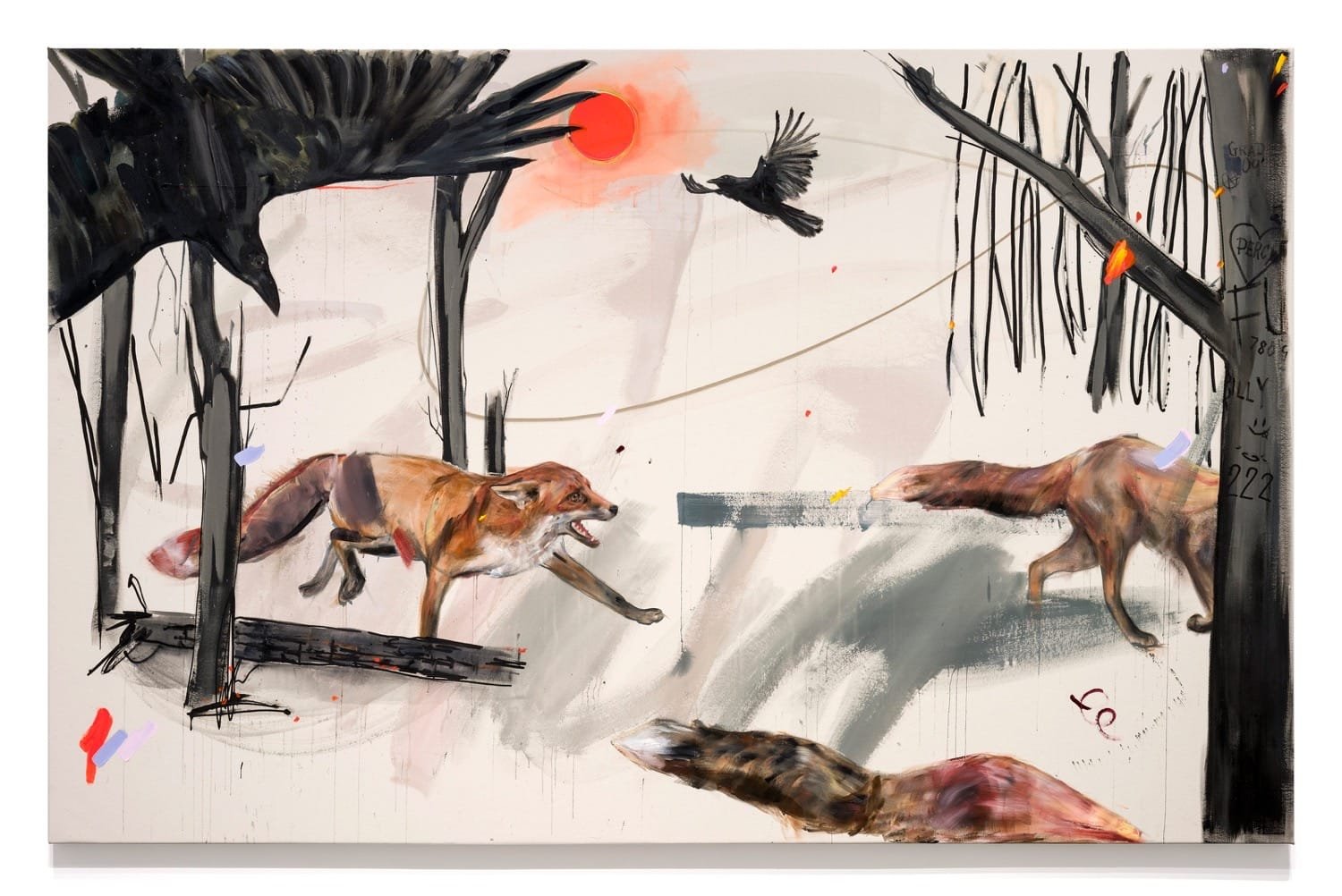 Ally McIntyre Brings (re)Kindling to Shoreditch’s Jealous Gallery 7 Exhibition view of Ally McIntyre’s (re)Kindling featuring bold animal imagery