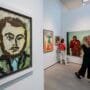 British Art Fair 2025 Returns with a Bold Lineup at Saatchi Gallery 2 Visitors at British Art Fair 2025 in Saatchi Gallery’s main exhibition space