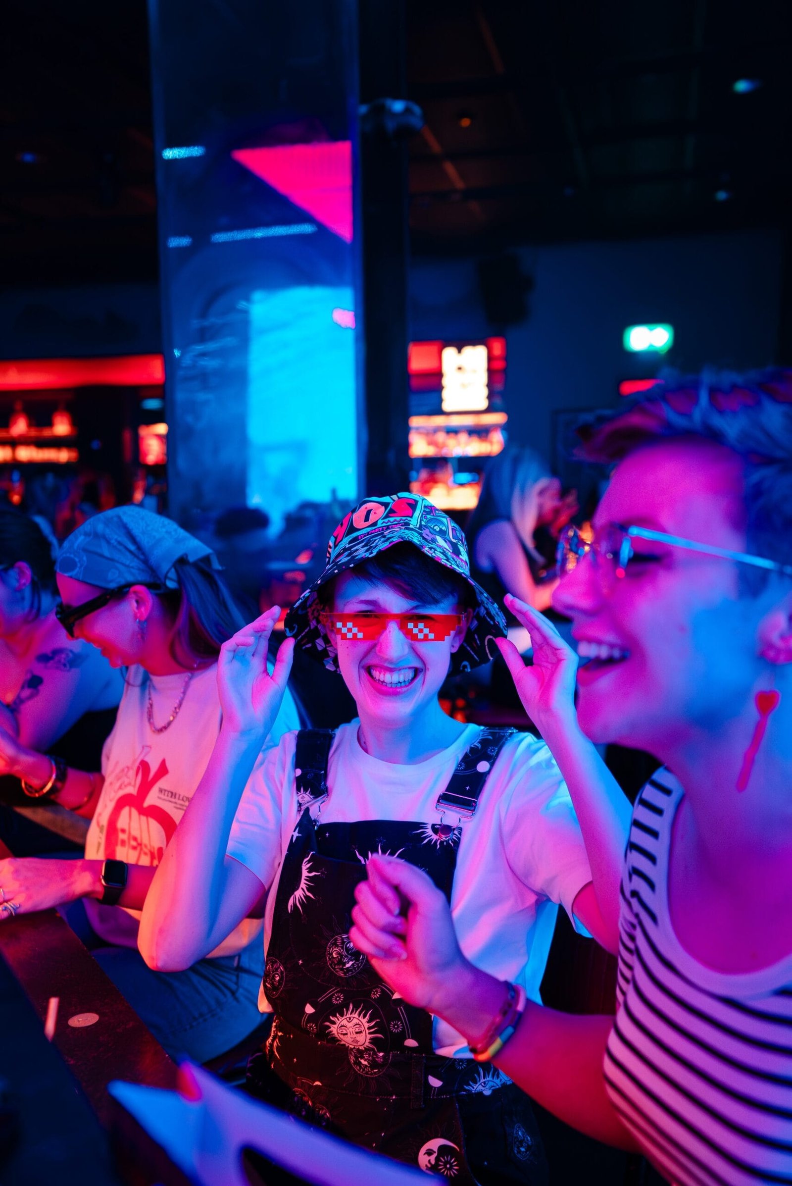 Guests enjoying immersive 90s bingo experience at Hijingo London