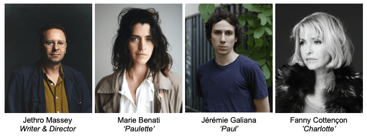 Venice Award Winner Jethro Massey on Paul & Paulette Take a Bath, Dark Comedy, and Parisian Shadows 7 cast of Paul & Paulette Take a Bath