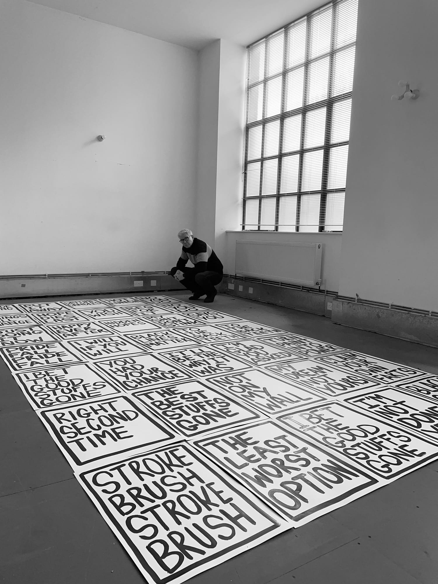 Matt Eley Explores the Power of Words in Art 7 Typographic artwork by Matt Eley exploring memory and emotion