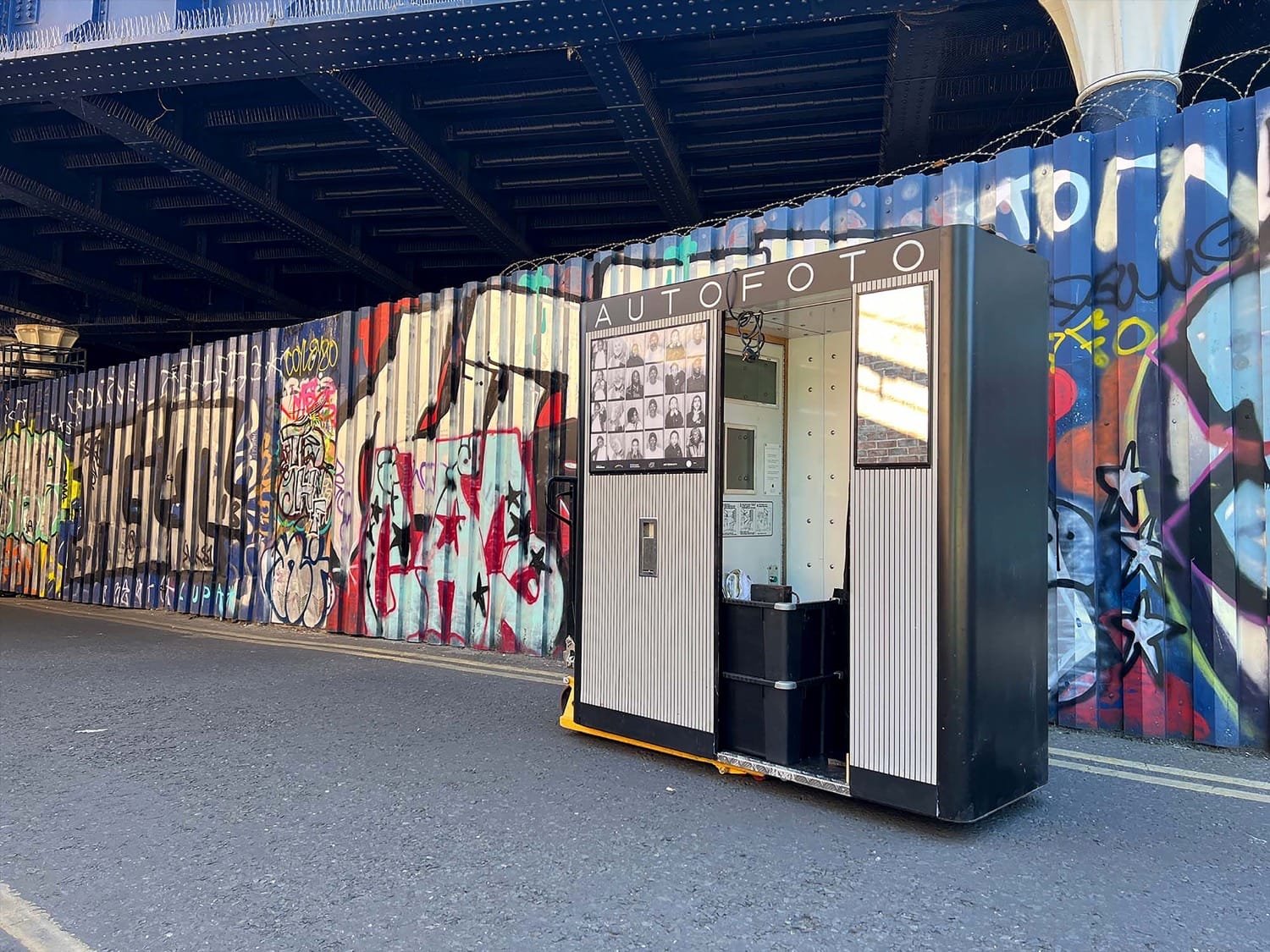 Rafael Hortala Vallve & Corinne Quin on 100 Years of the Photobooth 7 Analogue photobooth in Shoreditch, restored by Rafael Hortala Vallve & Corinne Quin