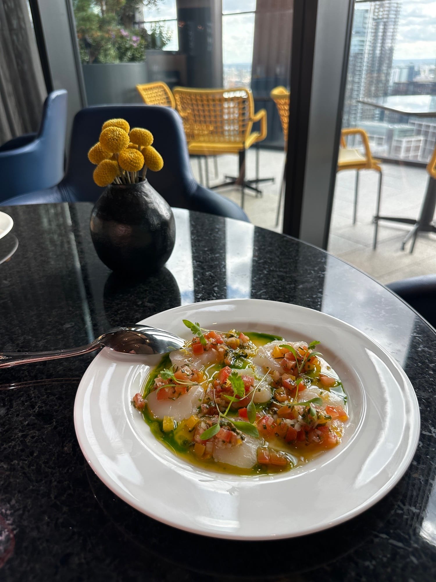 Solaya Restaurant Review: Mediterranean Sunshine with Skyline Views in Shoreditch 10 Solaya Restaurant 2