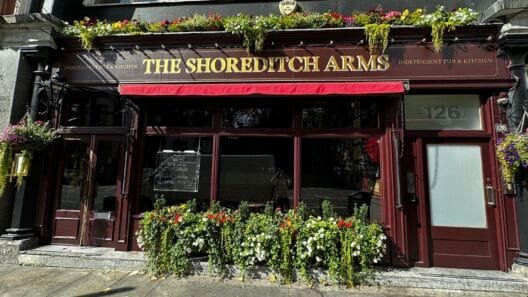 Place to watch football in Shoreditch at Bar Kick