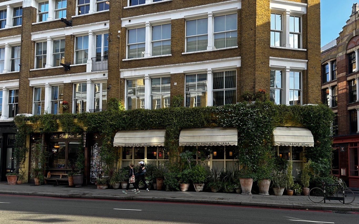 Best Restaurants in Shoreditch: Where to Eat, Drink & Discover Local Flavours 9 exterior of Gloria restaurant in shoreditch