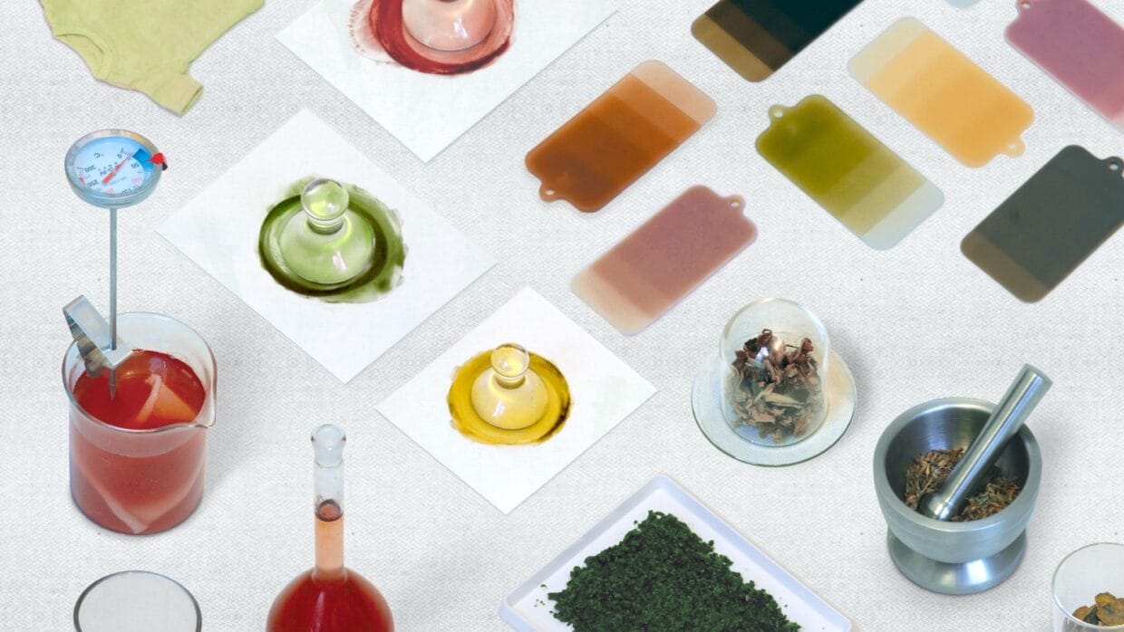 sustainable fashion New Landscapes exhibition 2025. Credit Post Carbon Lab