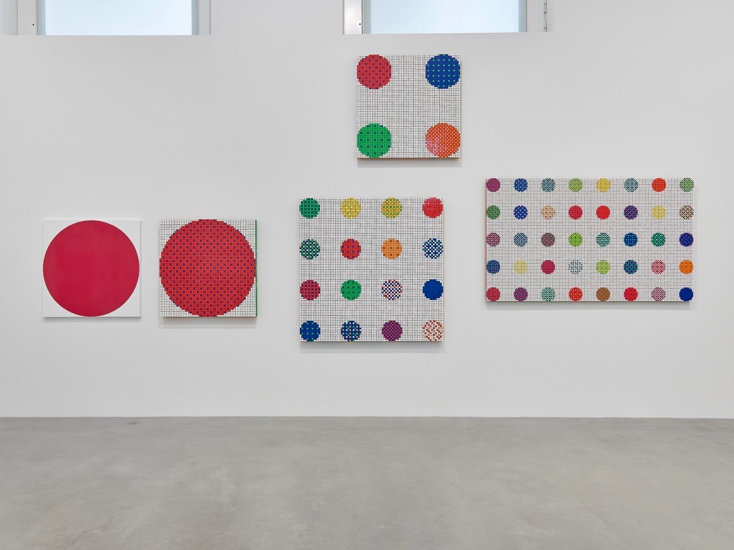 Triple Trouble Explodes at Newport Street Gallery: A Collision of Icons - Shepard Fairey, Damien Hirst, and Invader 10 Shepard Fairey and Damien Hirst collaborative spin artwork