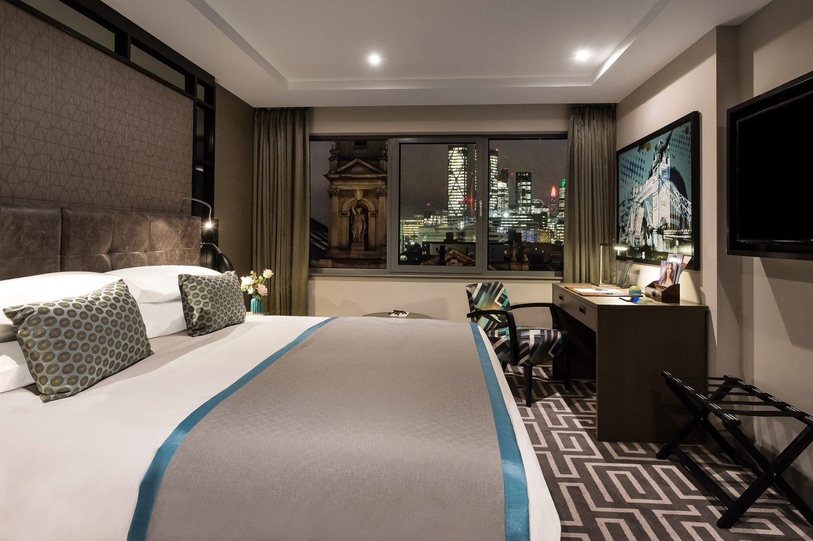 Boutique suite interior at The Courthouse Hotel Shoreditch London