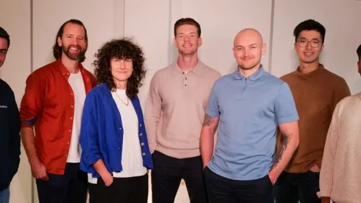 Alec Beasley with Investa’s team of fintech innovators and options trading