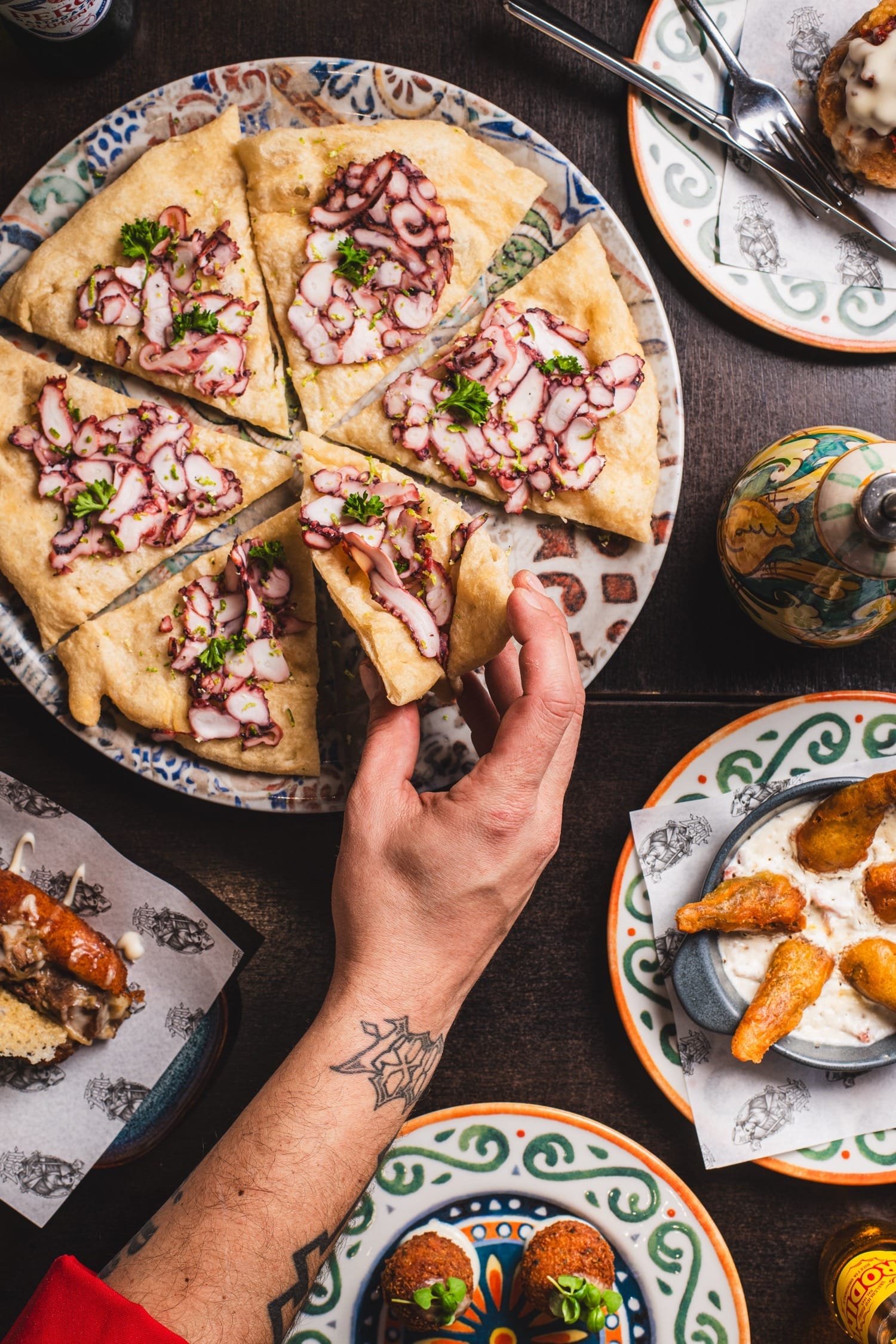 Meet Andrea Asciuti: The Pizza Innovator Behind '081 Pizzeria' Redefining Neapolitan Craft in London 8 Freshly baked Neapolitan pizza at 081 Pizzeria Shoreditch