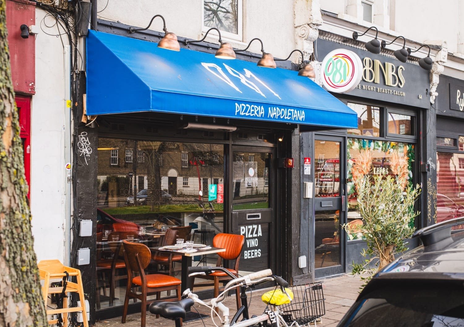 Meet Andrea Asciuti: The Pizza Innovator Behind '081 Pizzeria' Redefining Neapolitan Craft in London 7 Exterior view of 081 Pizzeria in Shoreditch