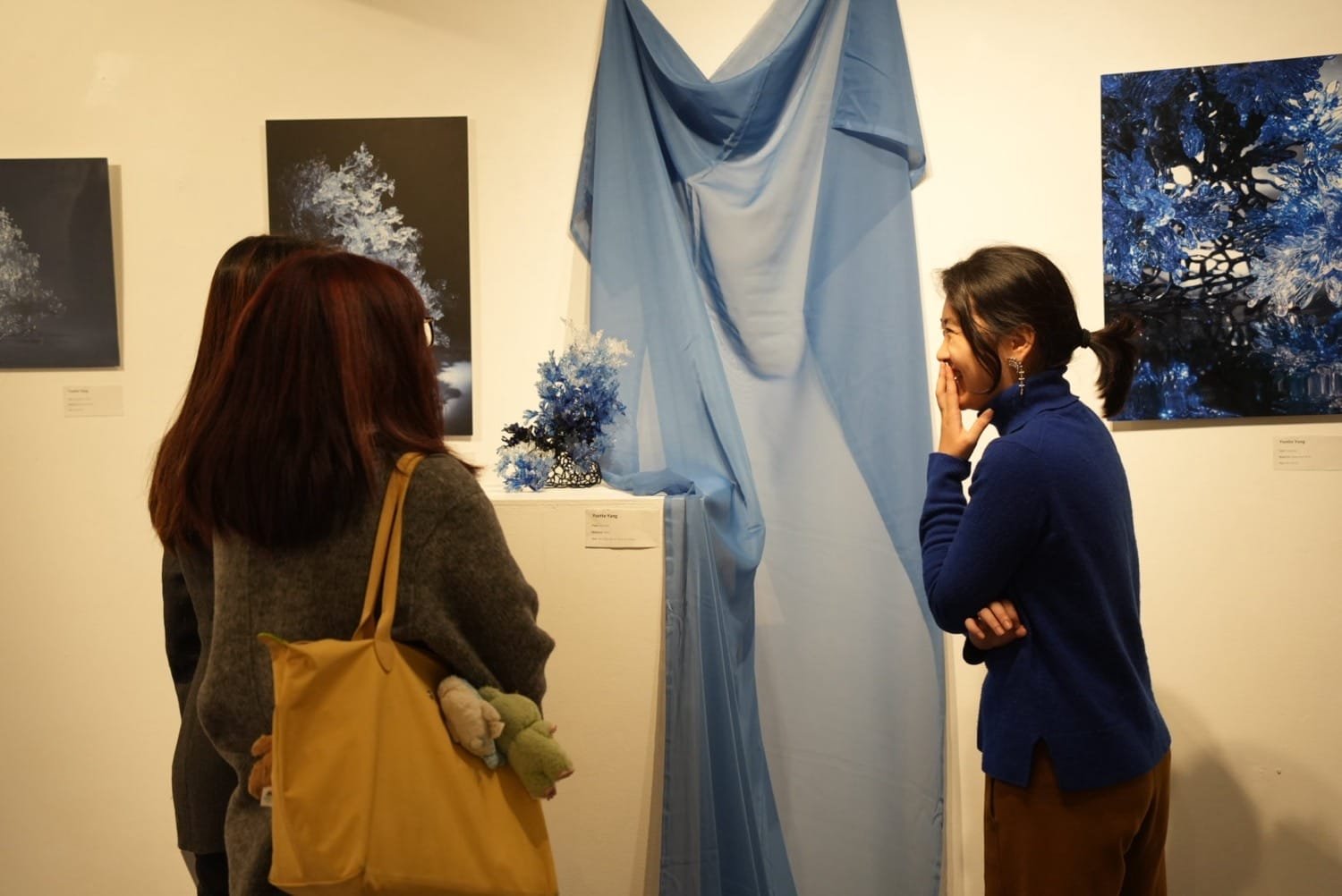 Breathing Between Membranes: Perception, Precarity, and Resonance in "Blue Membrane" 9 Victoria Yuan’s Light in Womb explores origin, fluidity, and digital identity through translucent membranes