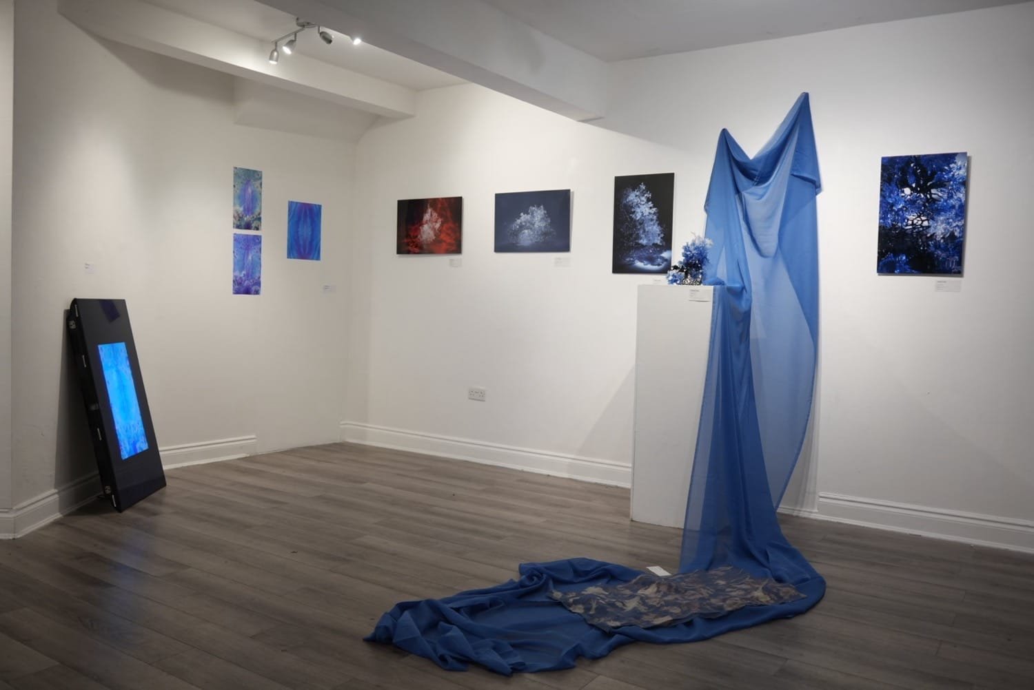 Breathing Between Membranes: Perception, Precarity, and Resonance in "Blue Membrane" 10 Shenlu Liu’s SiO2 textile sculpture blending mineral and organic elements in speculative forms