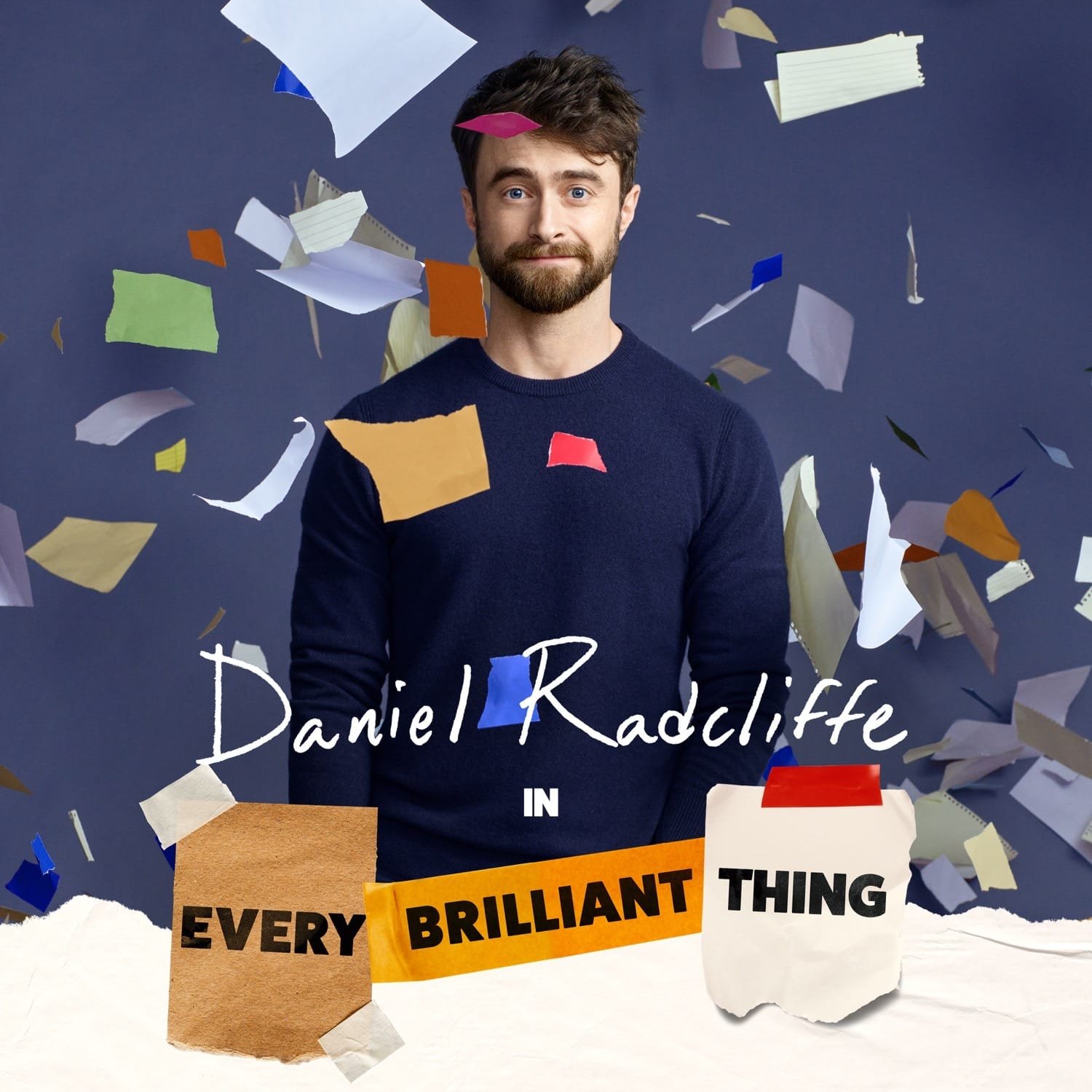 Daniel Radcliffe Every Brilliant Thing Broadway Artwork 1