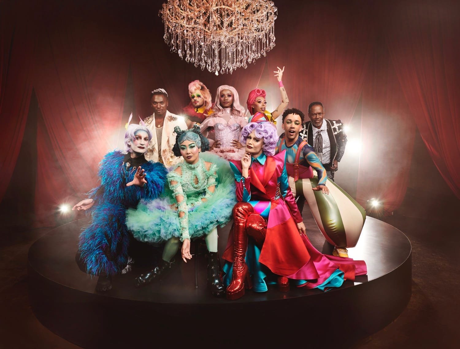 Immersive dining show cast at Protein Studios for The Nutcracker Noir