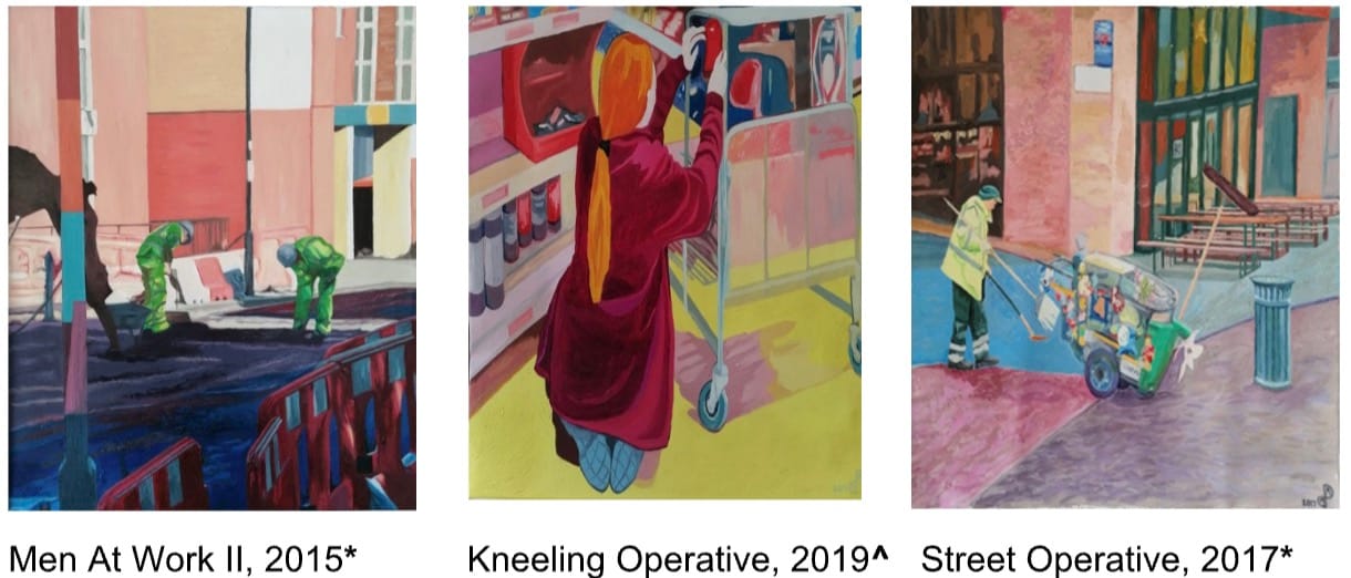 Abstract artworks by Paul McMichael inspired by the Golden Section