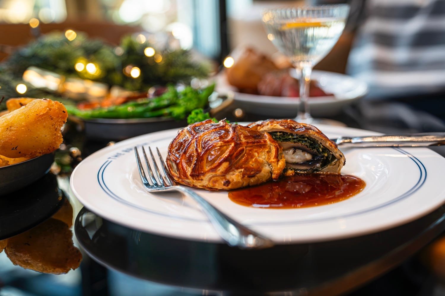 Brush East London Grand Cafe Brings Winter Warmth to Hoxton with Hot Toddy Terrace and Festive Menus 7 New Years Eve menu at Brush East London Grand Café featuring refined starters and traditional winter mains.