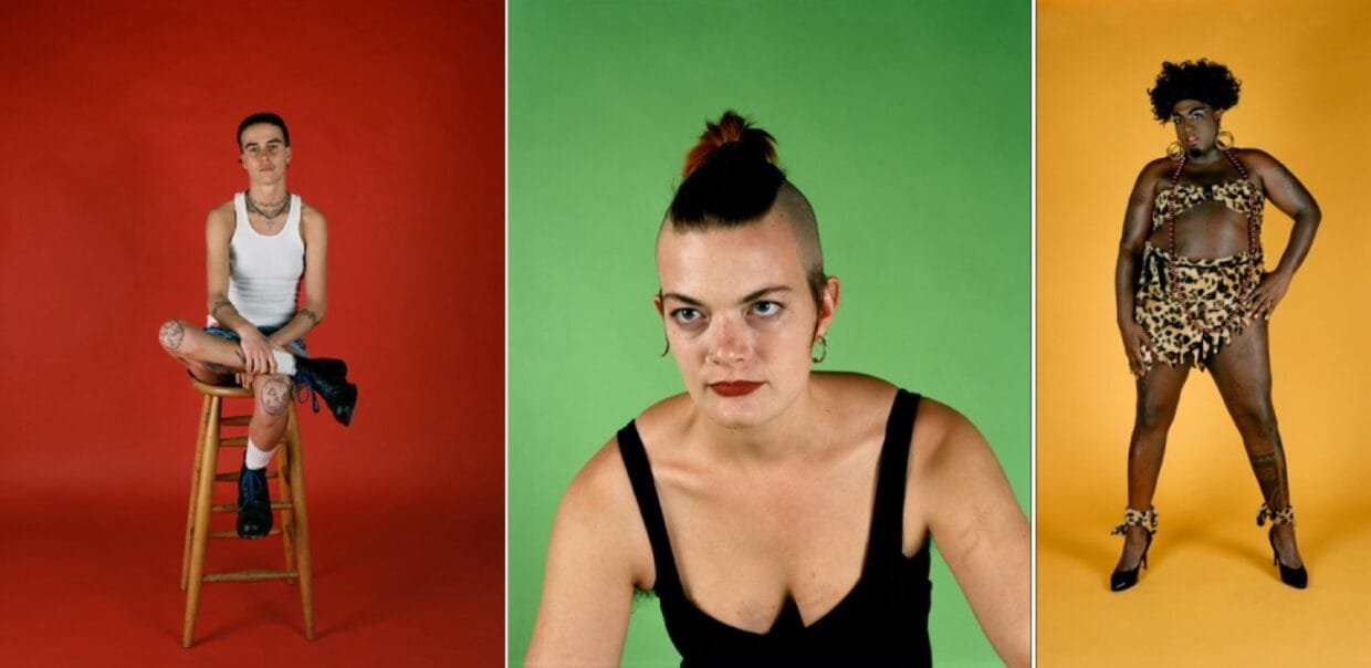 Catherine Opie Exhibition: A Radical Take on Visibility at the NPG 6 Portraits from the Catherine Opie exhibition showing tattoos and leather jacket.