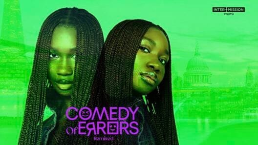 Promotional poster for Intermission Youth's Comedy of Errors Remixed.