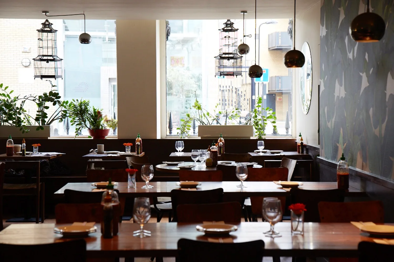 Interior of Cây Tre in Shoreditch, a hub for authentic Vietnamese cuisine.