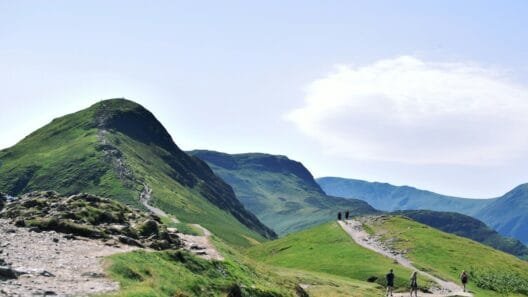 Panoramic views of South Downs Way from walking holidays in England