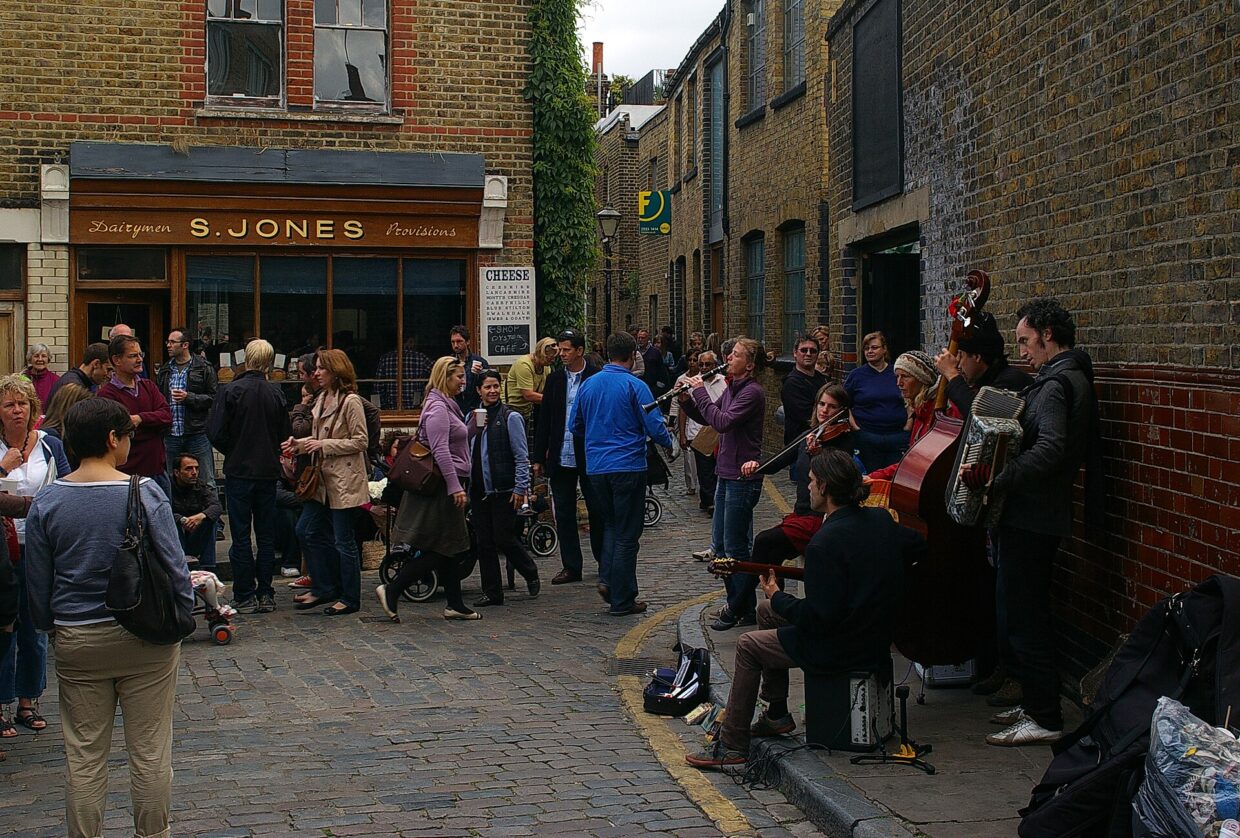 Columbia Road Flower Market on a Sunday morning