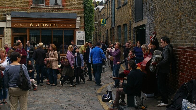 Columbia Road Flower Market on a Sunday morning