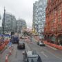 City Road near Old Street roundabout, London, February 2023