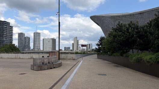 Tower blocks on the Stratford skyline in east London