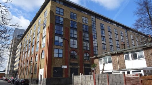The former Gainsborough film studios site on Poole Street in Hoxton