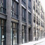 New buildings along Blossom Street, London E1