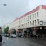 Shops and traffic on Kingsland High Street, Dalston