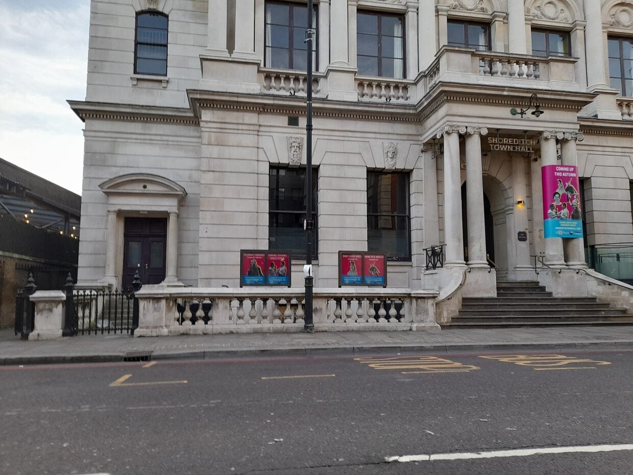Shoreditch Town Hall on Old Street