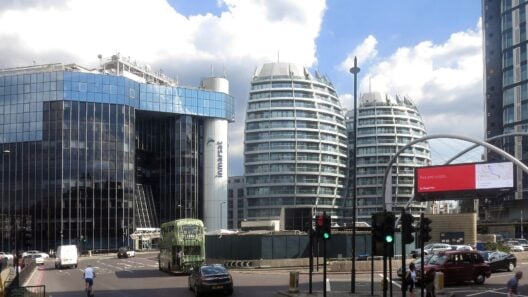 Old Street roundabout in Shoreditch