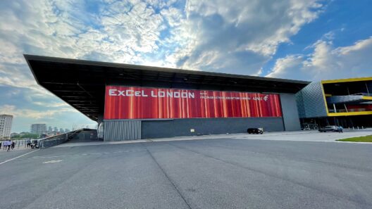 ExCeL London and the ExCeL Waterfront in east London