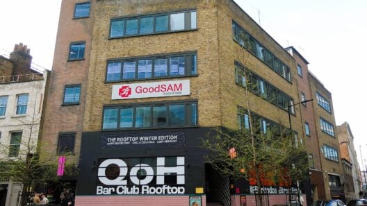 The Queen of Hoxton building on Curtain Road