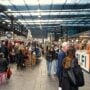 Stalls under the roof of Old Spitalfields Market